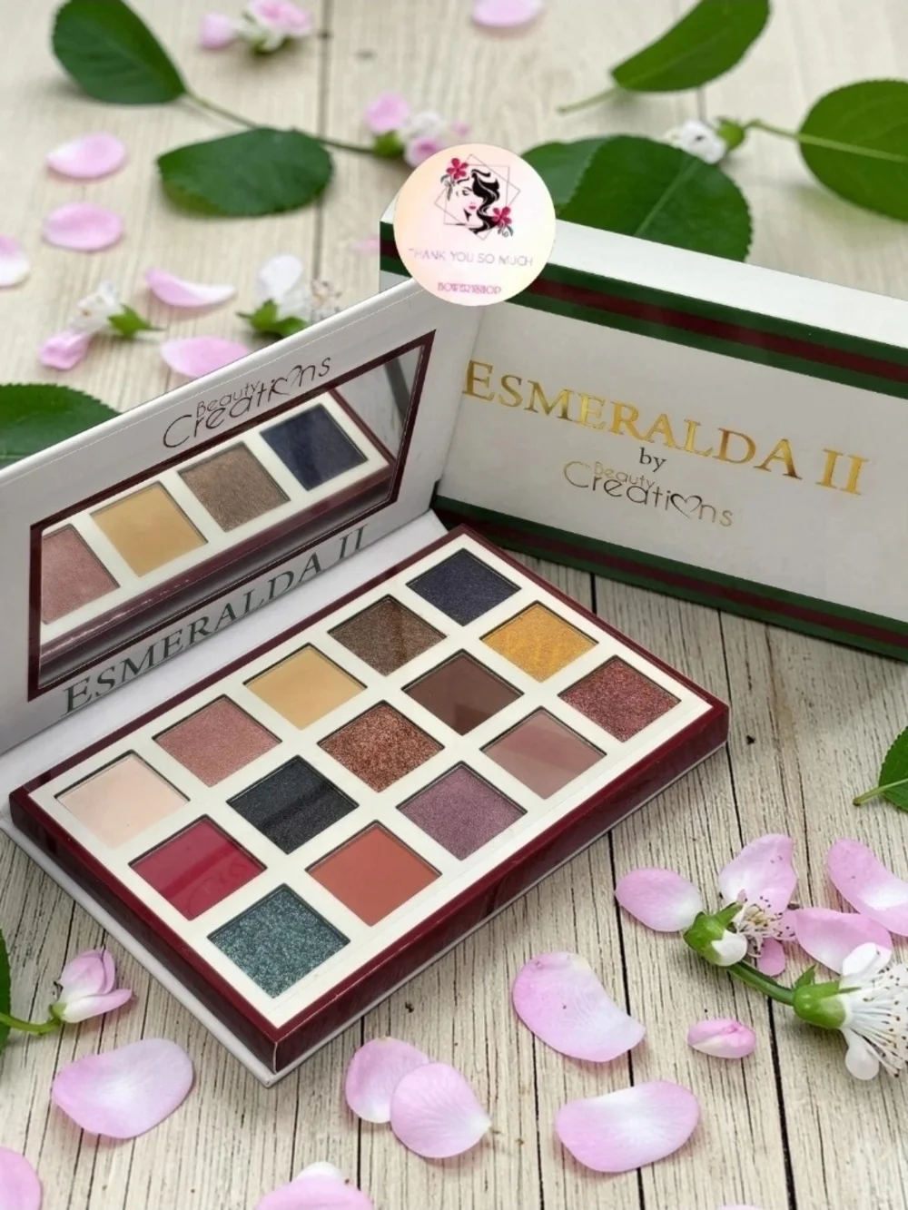 Esmeralda II Eyeshadow Palette by Beauty Creations - Multi-Color
